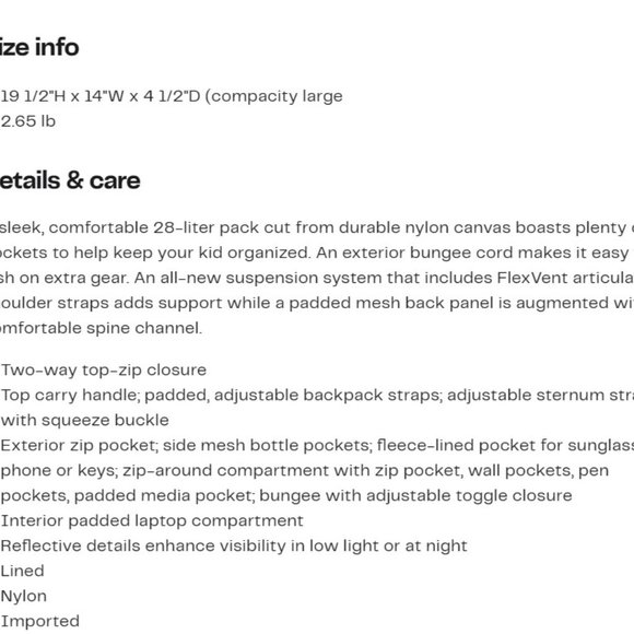 NEW NF The North Face Borealis Backpack Black TNF Bag School Hiking Unisex Large - Picture 9 of 11